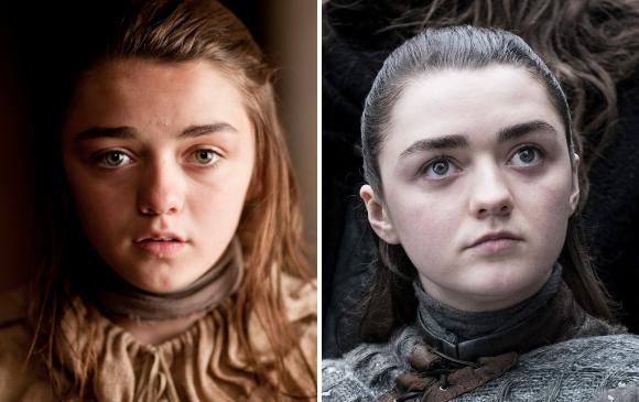 Maisie Williams ha sido Arya Stark por 8 años. FOTOS Cortesía HBO