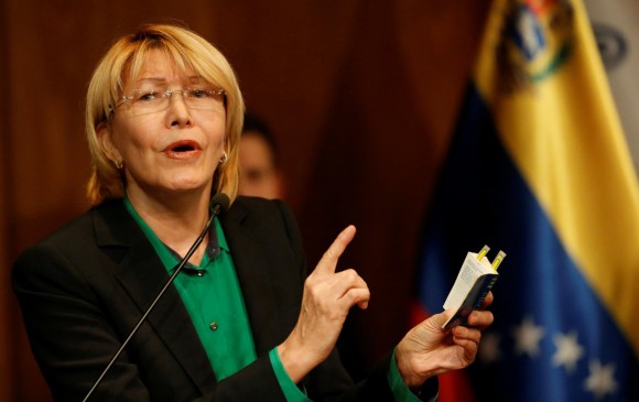 Luisa Ortega, exfiscal general de Venezuela. FOTO: AFP 