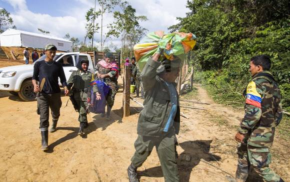 Comunidades aledañas a los campamentos de las Farc estarían de acuerdo con que se quedaran. FOTO JAIME PÉREZ 