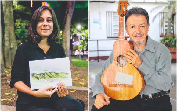 Laura Guarisco y Sahú Castrillón. Foto: Robinson Sáenz Vargas