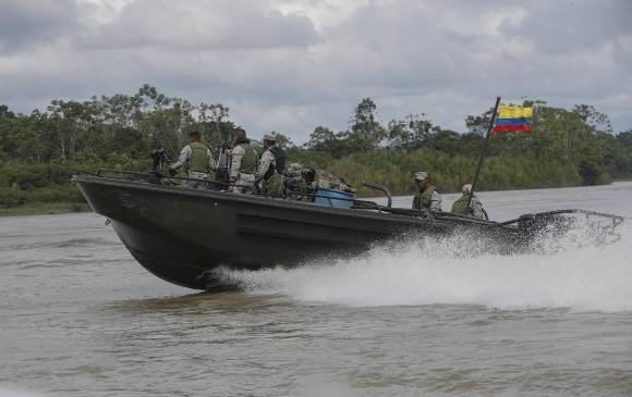 Los infantes de marina participaban en una operación militar. FOTO ARCHIVO MANUEL SALDARRIAGA