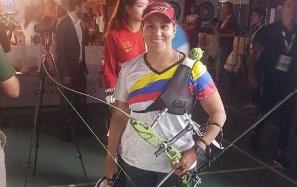 Ana María Rendón, la mejor del país en recurvo. FOTO cortesía fedearco