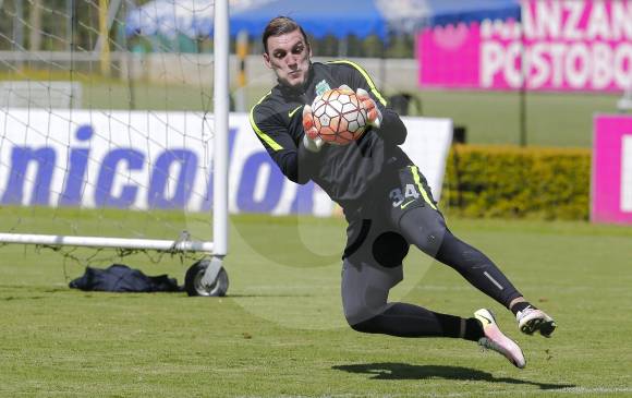Franco Armani trabaja para alcanzar el máximo nivel. Su representante dice que el Boca Juniors lo sigue cautivando. FOTO Juan A. sánchez
