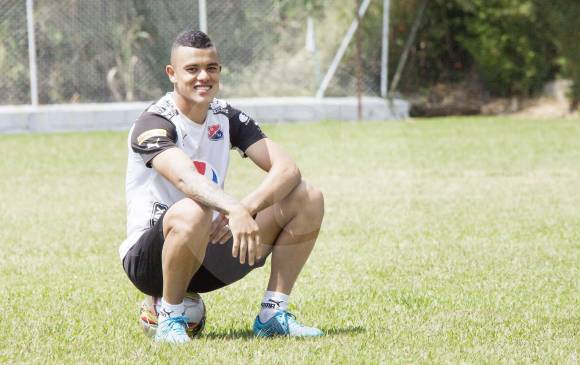 Leonardo Castro, quien lleva dos años largos como profesional, viajará el sábado con el DIM a Bucaramanga. FOTO mario valencia