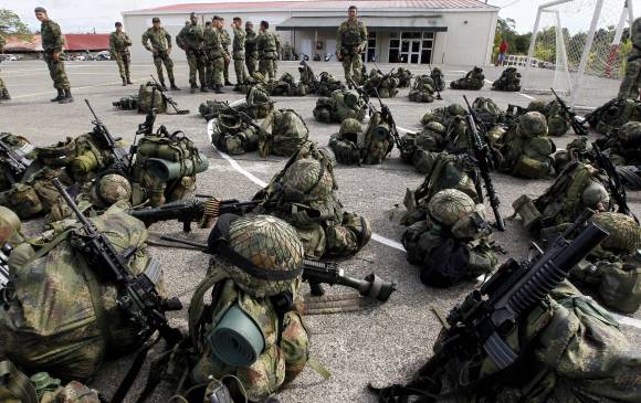 Las operaciones militares en la zona donde serán liberados los tres secuestrados ya están suspendidas. FOTO JAIME PÉREZ