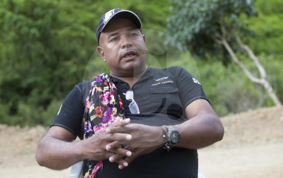 “Leonidas Salinas” (46 años), jefe de seguridad de la zona veredal de Santa Lucía, lleva 30 años en las Farc. No quiere participar en política sino ser líder de masas.