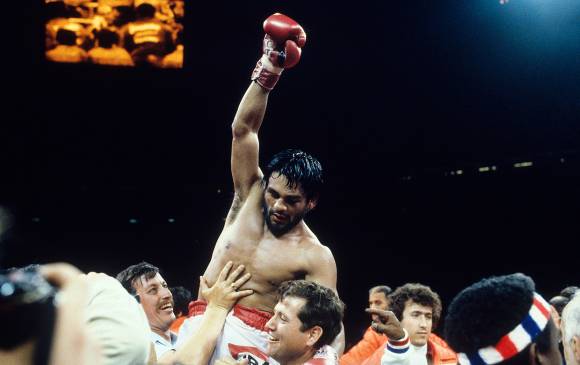 Roberto Durán en su época de campeón mundial (principio de los años ochenta). FOTO archivo