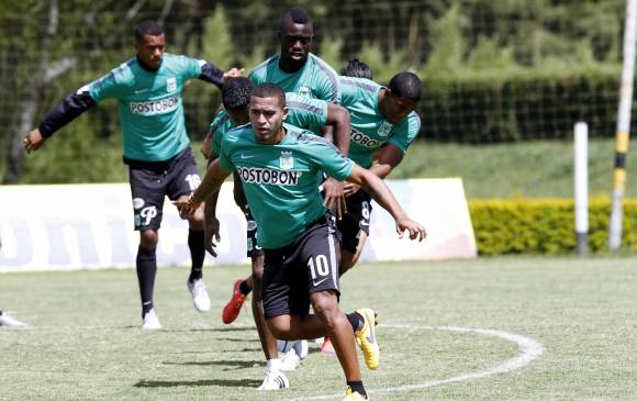 Entrenamiento de Atlético Nacional sede Guarne. Personajes: Jairo Palomino y Macnelly Torres. FOTO Donaldo Zuluaga