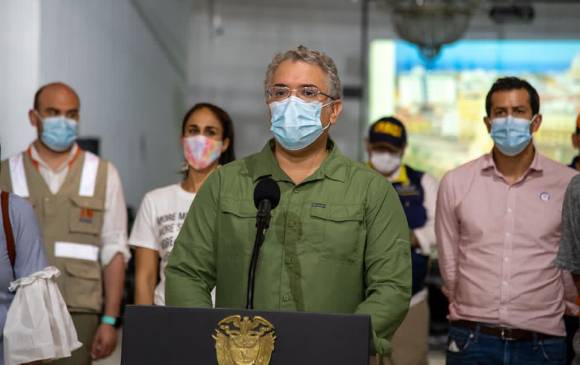 Tras sus declaraciones en torno al busto de la Virgen, Duque aseveró que respeta las expresiones religiosas de todas las personas. FOTO COLPRENSA