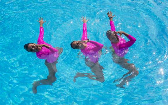 Mónica Saray y Estefanía Álvarez, justifican en un video porqué Antioquia debe hacer los Juegos. Según ellas tiene todas las condiciones y garantías para los deportistas. FOTO Juan Antonio Sánchez