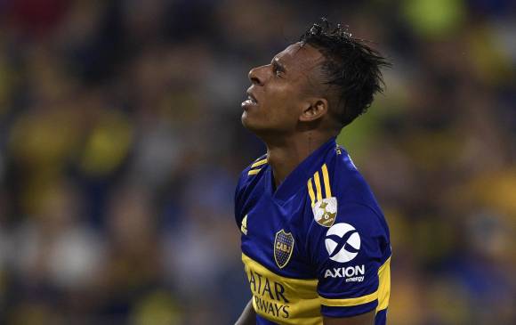 Sebastián Villa, jugador colombiano que milita en Boca Juniors de Argentina. FOTO AFP