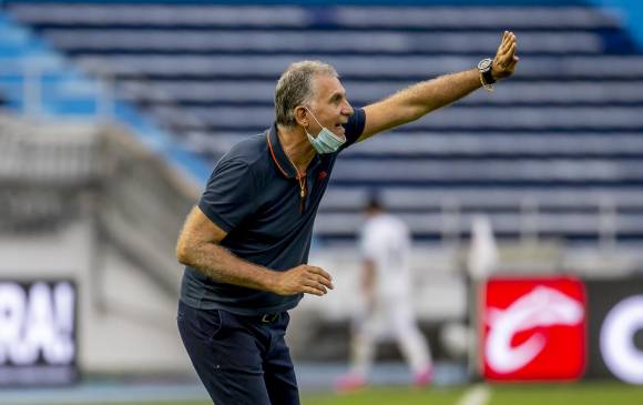 El técnico Queiroz lució impotente durante el encuentro frente a los ecuatorianos. FOTO Juan Antonio Sánchez