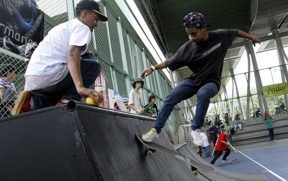Los deportes extremos tuvieron acción. FOTO donaldo zuluaga