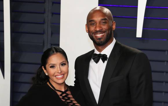 Kobe Bryant y su esposa Vanessa Laine Bryant. Foto de archivo tomada el 24 de febrero de 2019, FOTO AFP