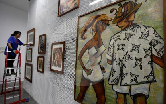 El Museo de Arte Moderno de Medellín destaca la colección de 246 piezas de Débora Arango. “Débora juega un papel importante por sus temas”, dice Emiliano Valdés, su curador. FOTO Juan Antonio Sánchez