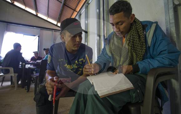 En espacios de capacitación como Santa Lucía, Ituango, excombatientes realizan varios cursos. FOTO archivo donaldo zuluaga