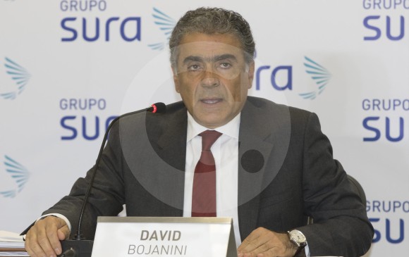 David Bojanini García, presidente del Grupo de Inversiones Suramericana (Grupo Sura). FOTO donaldo zuluaga