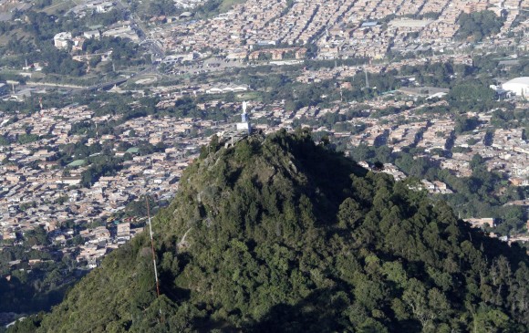Cerro el Picacho en la comuna de Medellín. FOTO: ARCHIVO