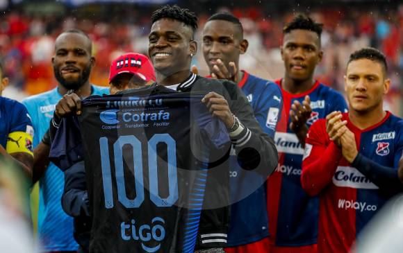 El defensa central, nacido en Cali, el 18 de febrero de 1994 es uno de los titulares fijos del cuadro que orienta Aldo Bobadilla. En la Liga Betpaly-2020 suma 7 compromisos. FOTO Jaime Pérez 