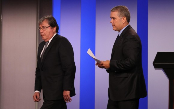 El canciller Carlos Holmes Trujillo y el presidente Iván Duque anunciaron la salida de Colombia de este organismo el pasado 10 de agosto, durante una rueda de prensa conjunta. FOTO efe
