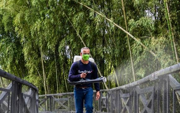 Las medidas de bioseguridad del Parque del Café fueron construidas bajo estándares internacionales en compañía de los parques asociados a IAAPA (Asociación Internacional de Parques) y de ACOLAP (Asociación Colombiana de Parques). Foto cortesía Parque del Café