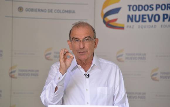 El jefe negociador hizo hincapié en cumplir lo pactado y señaló que no hay excusa alguna para no hacerlo. FOTO Archivo Colprensa