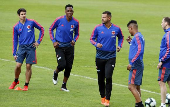 Stefan Medina, Yerry Mina, Edwin Cardona y Wílmar Barrios, con tiquete asegurado para la Copa América. FOTO Colprensa