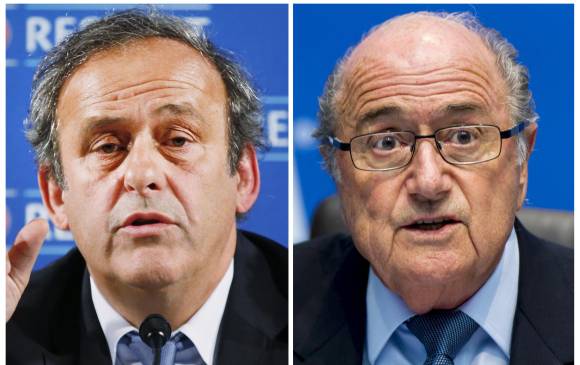 El presidente de la Fifa aclaró que el pago de 2 millones por el que son investigados fue por un trabajo que hizo Platini. FOTO AFP