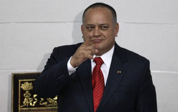Para Diosdado Cabello, la candidata por la MUD, Laidy Gómez, es partidaria de Álvaro Uribe Vélez. FOTO AP