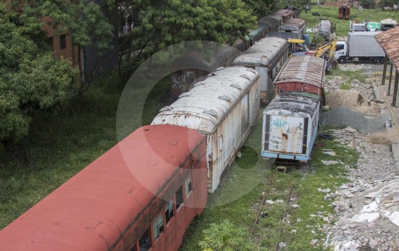 Talleres del antiguo Ferrocarril de Antioquia, ubicados en Bello. FOTO ARCHIVO