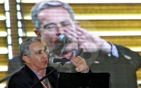 “Es infame que se trate de vincular al expresidente Uribe en la muerte de su amigo Pedro Juan Moreno”, dijo el abogado. FOTO JUAN ANTONIO SÁNCHEZ