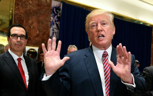 Donald Trump, presidente de Estados Unidos. FOTO AFP 