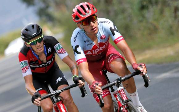 Jhonatan Restrepo llegó al ciclismo europeo en 2015. Ha estado cerca de conquistar su primer triunfo profesional. FOTO EFE 