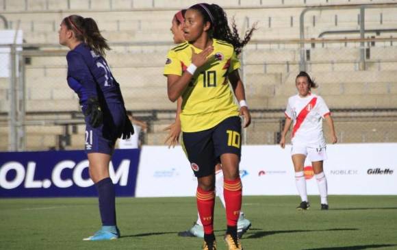 Maireth Pérez, jugadora de Independiente Medellín e integrante de la Selección sub-20. FOTO TOMADA DE CONMEBOL