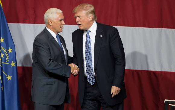 Trump ha visitado en las últimas semanas estados bajo control republicano como Indiana, fortín de Mike Pence. FOTO afp