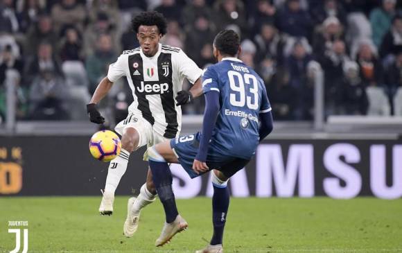 Juan Guillermo Cuadrado. FOTO TWITTER JUVENTUS