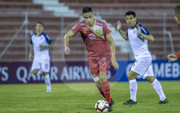 Mauricio Gómez marcó uno de los tres goles con los que Rionegro venció 3-2 a Independiente. FOTO Juan antonio sánchez