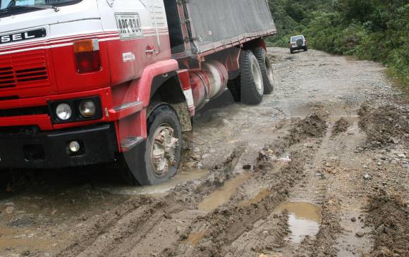 La obra de 130 kilómetros para recuperar la vía entre Sonsón (Antioquia) y La Dorada (Caldas) será financiada por Invías y las gobernaciones de Caldas y Antioquia. FOTO Archivo Donaldo Zuluaga