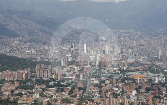 Medellín desde la comuna 13, una de las de más violencia en los últimos meses. Foto: Manuel Saldarriaga Quintero