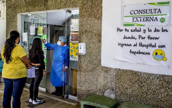 El hospital de Barbosa (Antioquia) tiene dificultades como las planteadas por Olga Lucía Zuluaga, presidenta de Acesi. FOTO Juan Antonio Sánchez