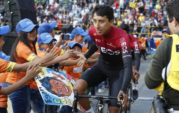 Egan se entrena en Cundinamarca para encarar su tercer Tour. Este año fue 2° en el Nacional de ruta. FOTO MANUEL SALDARRIAGA