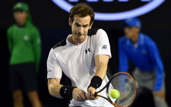 Andy Murray, quien viene de vencer al español David Ferrer (6-3, 6-7, 6-2 y 6-3), dijo que fue su mejor juego en Australia. FOTO AFP