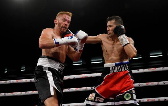 El argentino Sergio “Maravilla” Martínez regresó al ring, con 45 años y tras seis años sin pelear, en una velada especial. FOTO EFE