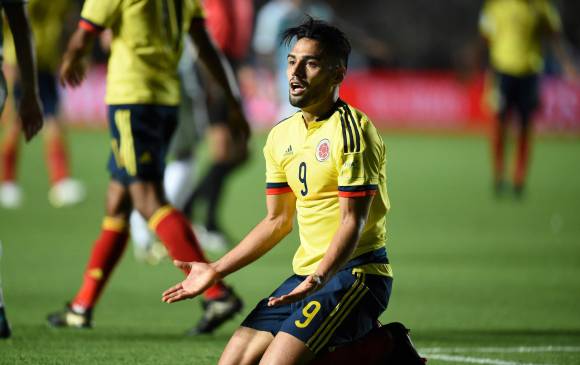 Falcao volvió con Colombia pero poco pudo hacer para que la Selección no terminara sin hacer goles en los últimos dos partidos. FOTO AFP