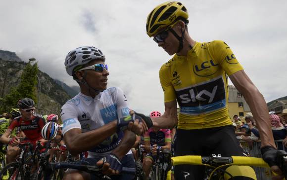 Quintana se quedó a solo 1 minuto 12 segundos de lograr su primer título en el Tour. FOTO AFP