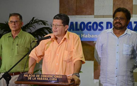 Alias “Pablo Catatumbo” fue ele encargado de leer el comunicado de las Farc. FOTO ARCHIVO-XINHUA. 