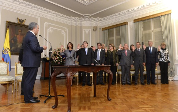 Desde el comienzo del gobierno, el gabinete ha tenido varios cambios, a pesar de la promesa de Duque de mantenerlo igual durante sus cuatro años como presidente. FOTO Presidencia