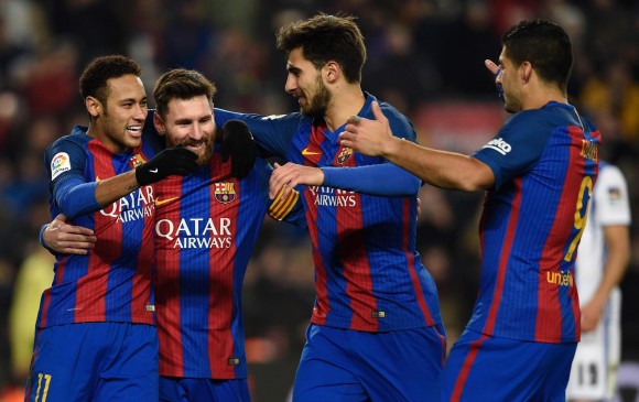 Esta es la séptima temporada consecutiva en la que Barcelona se clasifica a semifinales en la Copa del Rey. FOTO AFP