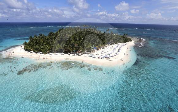 Johnny Cay Regional Park, cayo del archipiélago de San Andrés. FOTO Juan Antonio Sánchez Ocampo