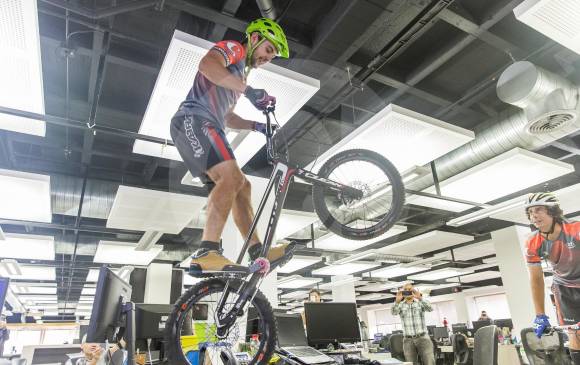 Nacho Fortón Alamán, una de las figuras que tendrá el dual trial, modalidad de la etapa extrema del Clásico EL COLOMBIANO. FOTO Carlos velázquez